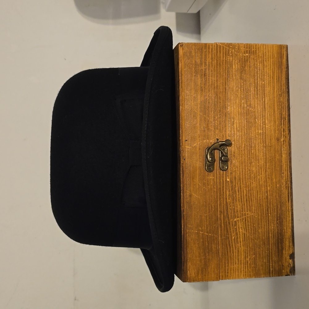 XXL Black Bowler Hat - Clockwork Orange